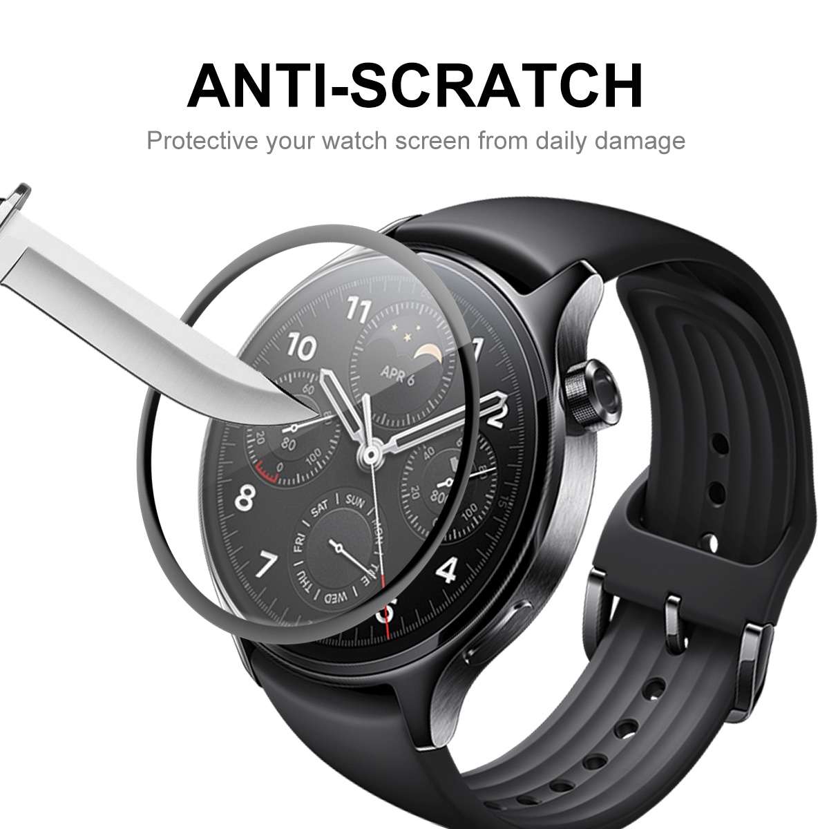 5 PCS For Xiaomi Watch S1 Pro ENKAY 3D Full Coverage Screen Protector Film