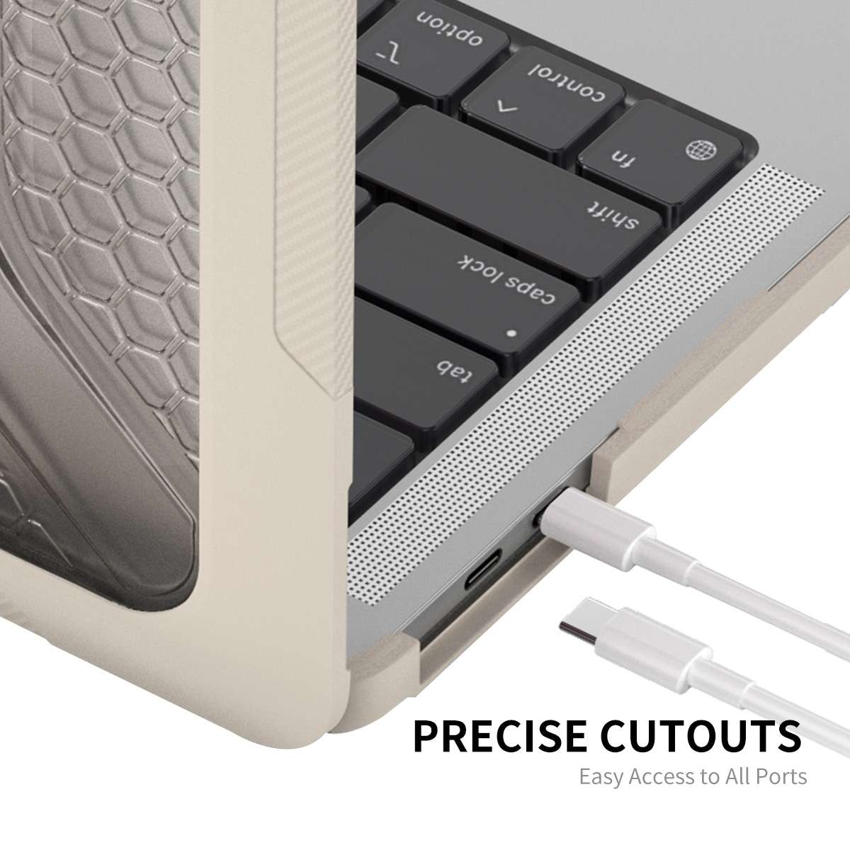 For MacBook Pro 13.3 A1706/A1989/A2159 ENKAY Hat-Prince 3 in 1 Protective Bracket Case ... (Grey)