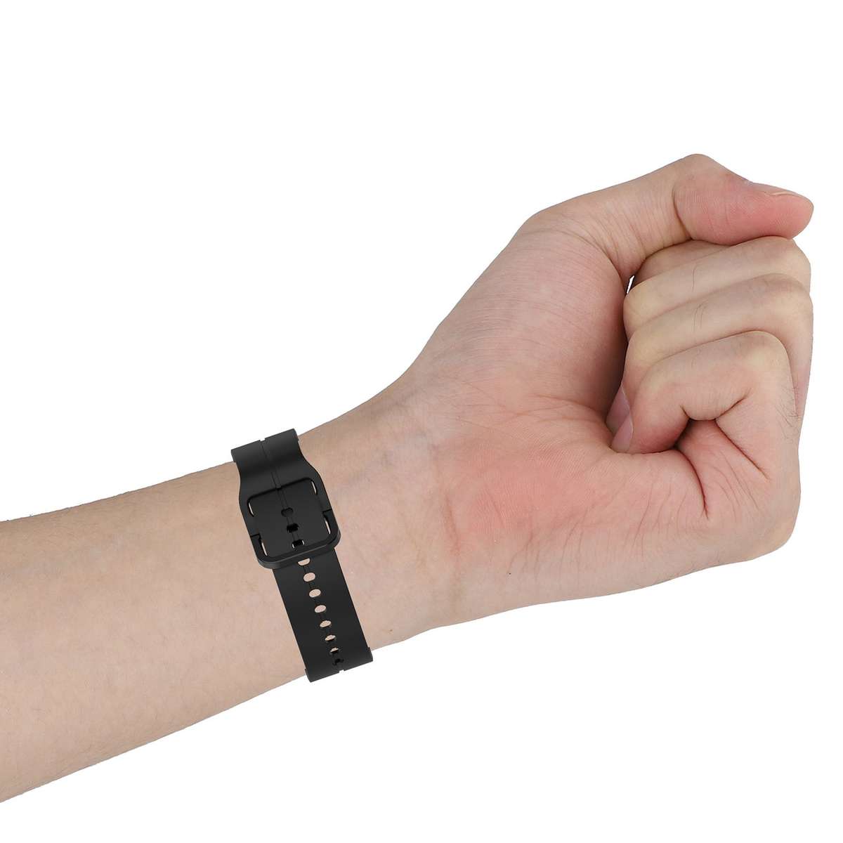 For Amazfit GTR 3 Pro 22mm Loop Silicone Watch Band(White)