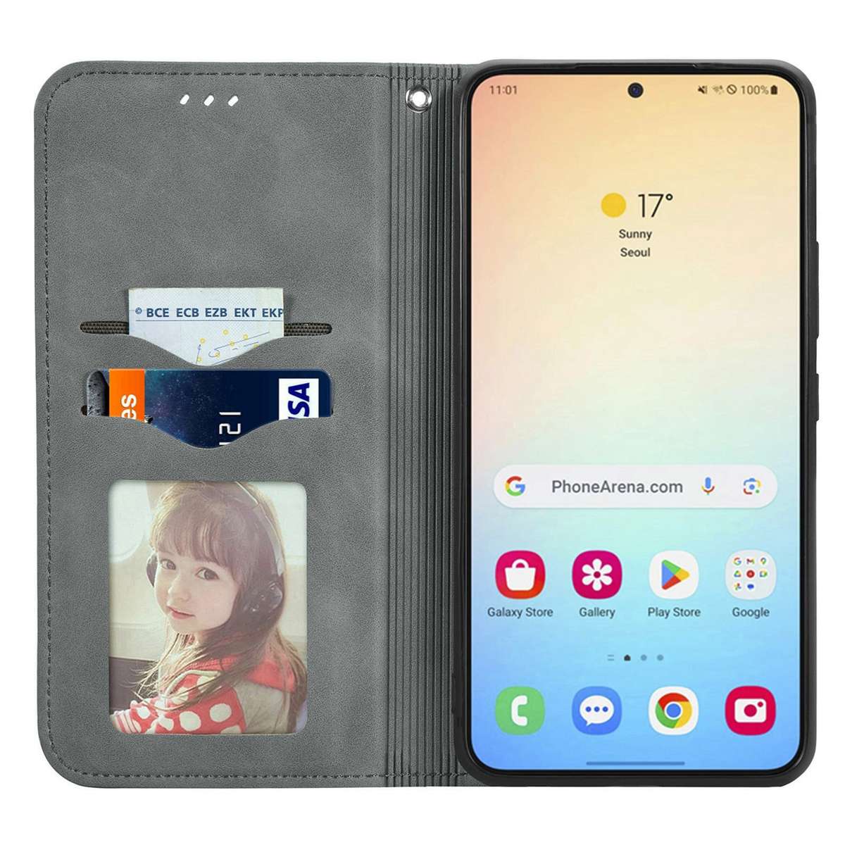 For Samsung Galaxy S25 5G Retro Skin Feel Magnetic Leather Phone Case(Gray)