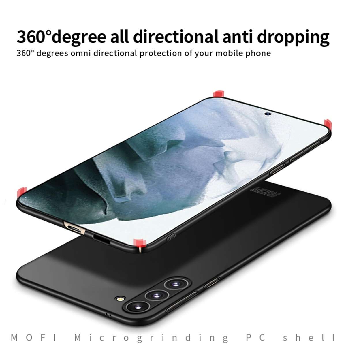 For Samsung Galaxy S24+ 5G MOFI Frosted PC Ultra-thin Hard Phone Case(Black)