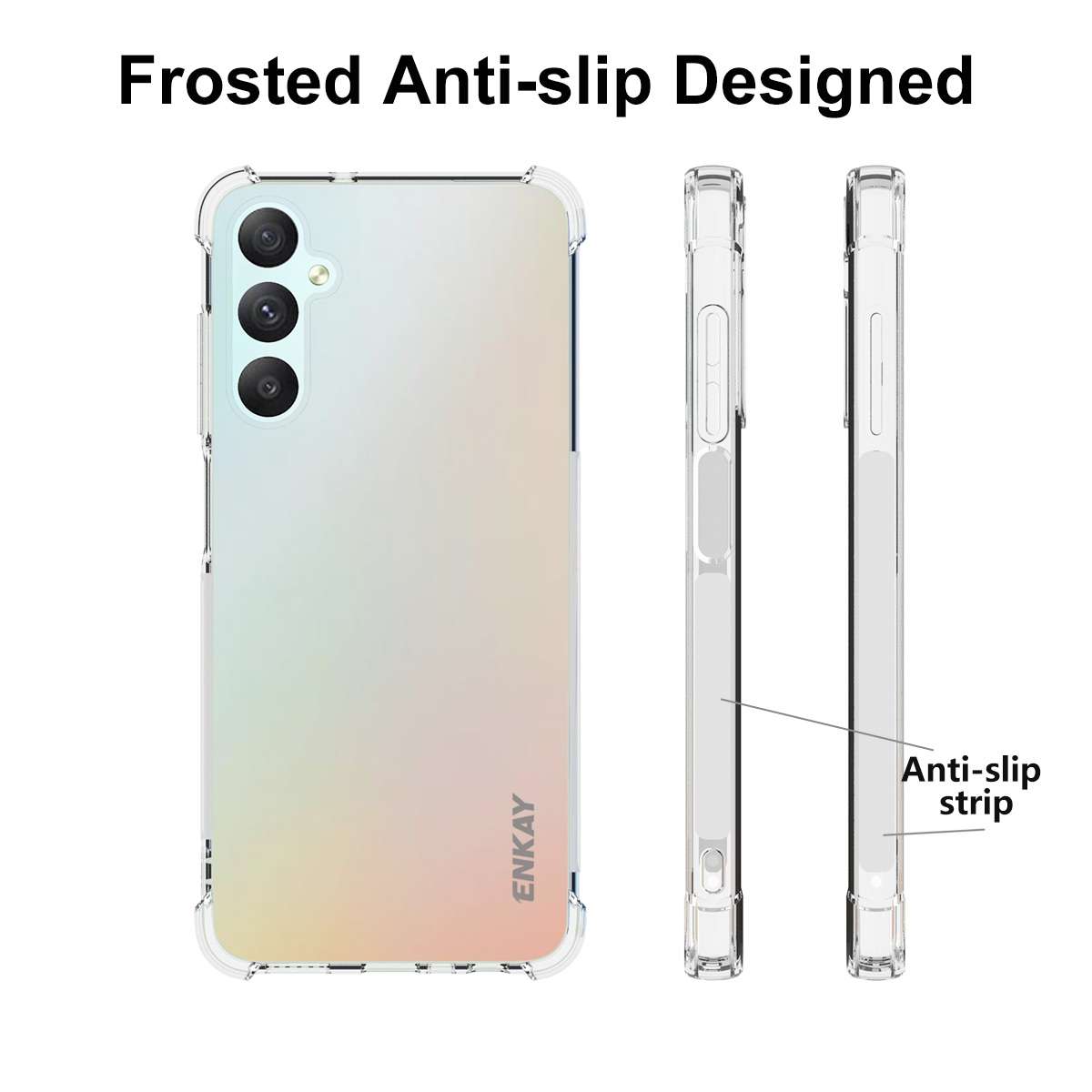 For Samsung Galaxy A05s ENKAY Hat-Prince Transparent TPU Shockproof Phone Case
