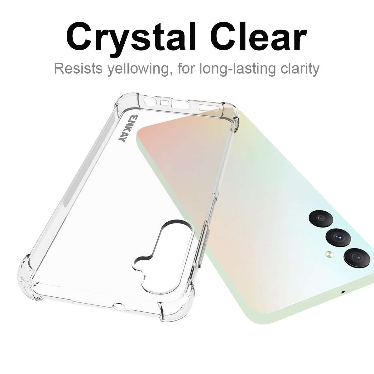For Samsung Galaxy A05s ENKAY Hat-Prince Transparent TPU Shockproof Phone Case