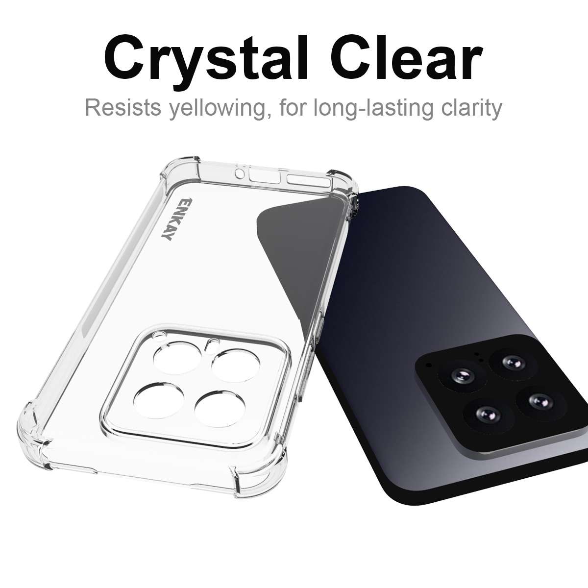 For Xiaomi 14 ENKAY Hat-Prince Transparent TPU Shockproof Phone Case