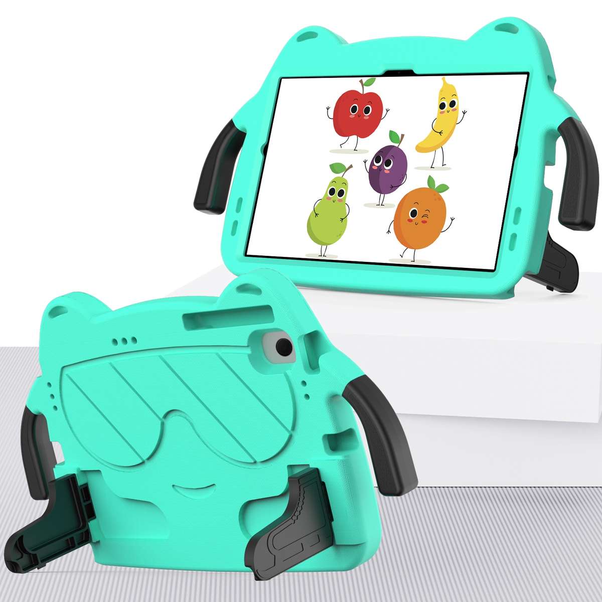 For Huawei Matepad Pro 10.8 2021/2019 Ice Baby EVA Shockproof Hard PC Table ... (Mint Green+Black)