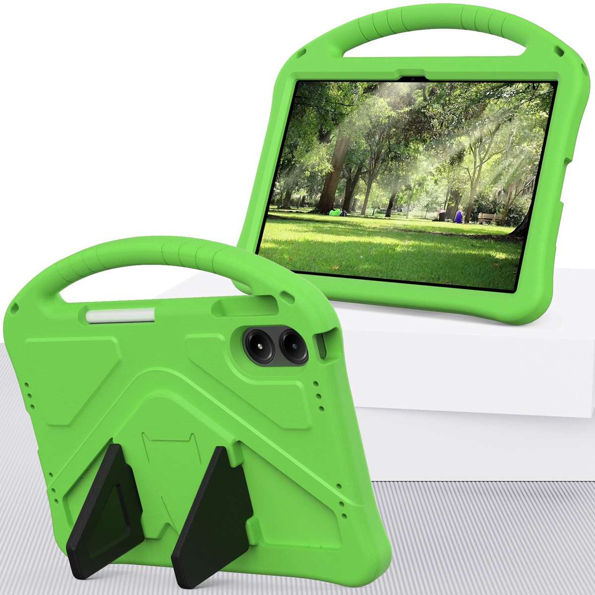 For Xiaomi Redmi Pad 2 Pro 12.1 EVA Shockproof Tablet Case with Holder(Green)