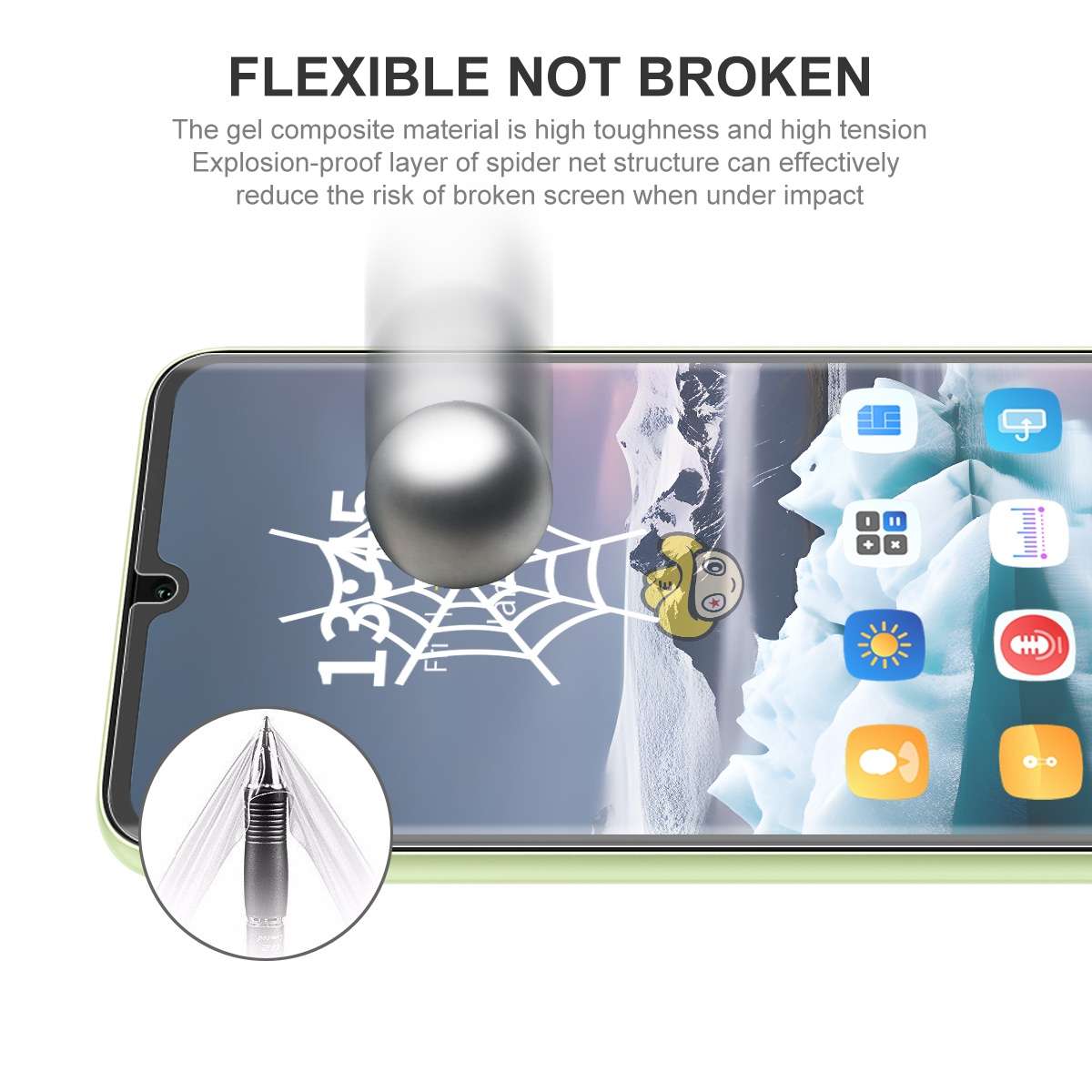 For Samsung Galaxy F15 / M15 ENKAY Hat-Prince Full Glue Coverage Soft Explosion-proof Hydrogel Fil