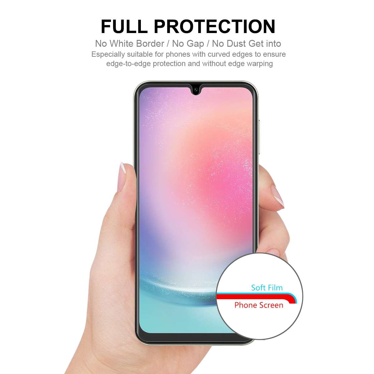 For Samsung Galaxy A24 4G / M04 / M54 10pcs ENKAY Hat-Prince Full Glue Coverage Soft Explosion-pro