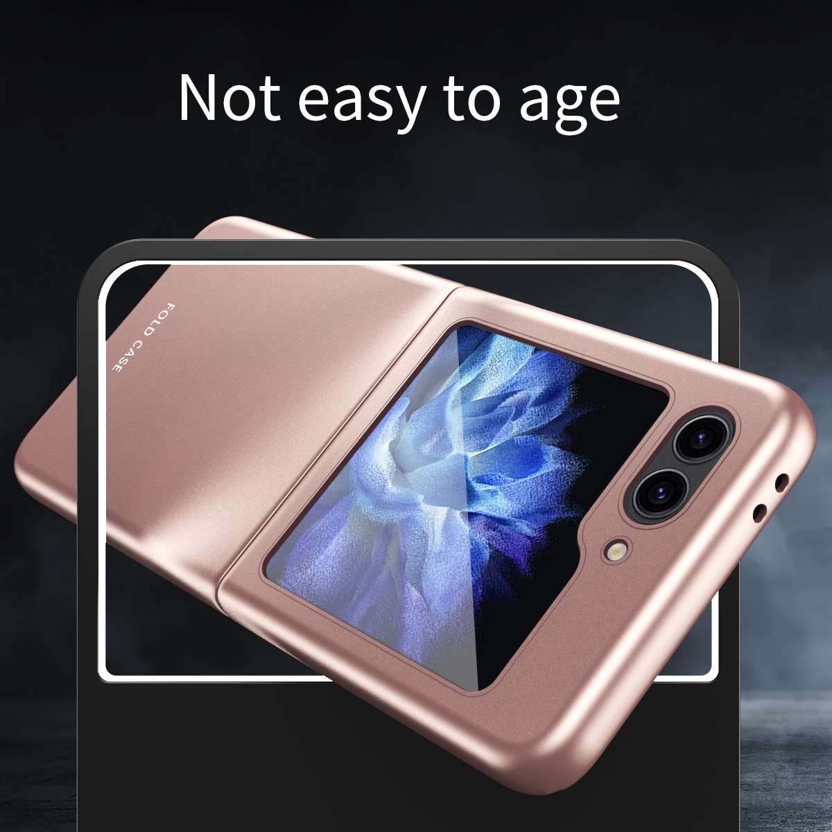 For Samsung Galaxy Z Flip6 / Flip7 FE Skin Feel Electroplating PC Shockproof Phone Case(Purple)