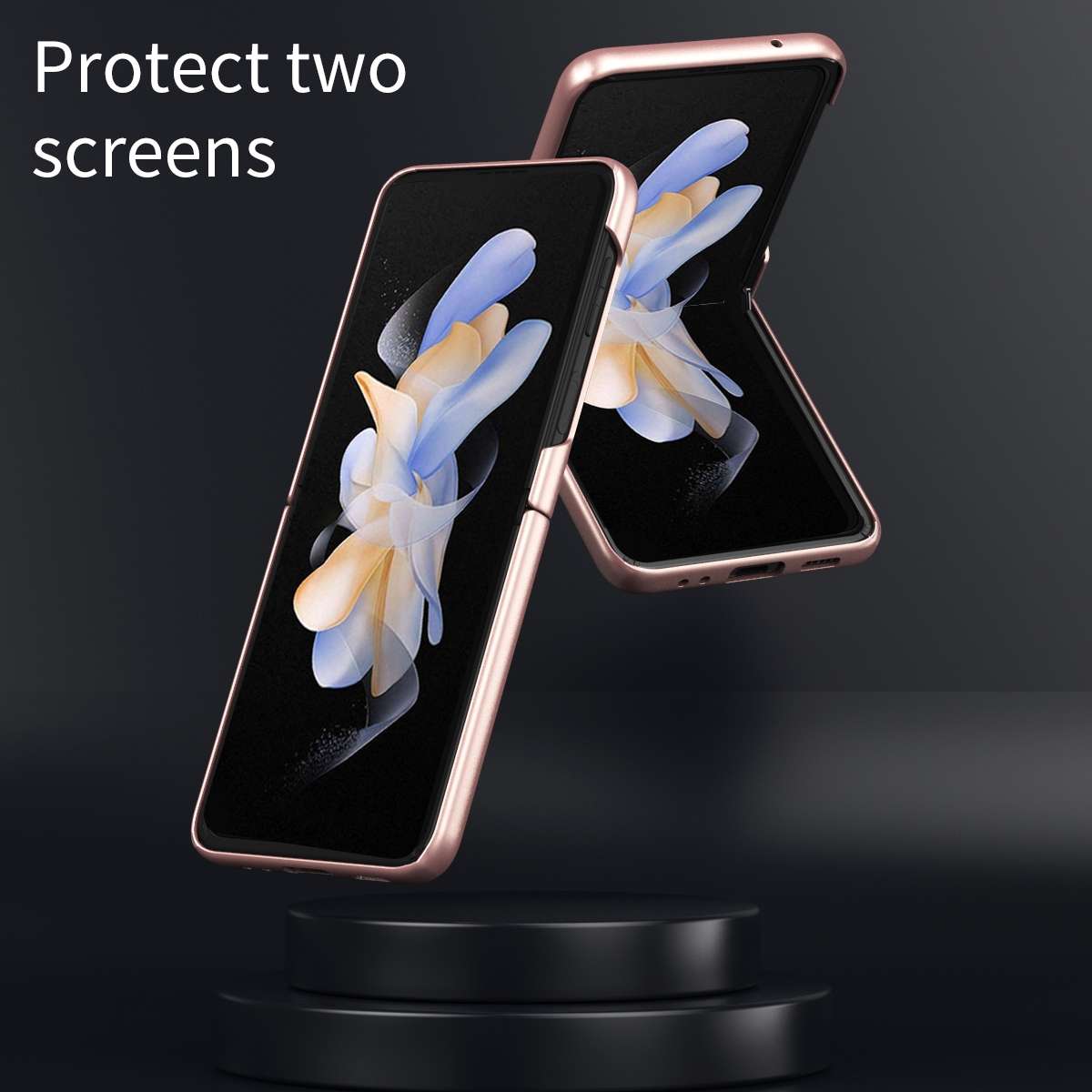 For Samsung Galaxy Z Flip6 / Flip7 FE Skin Feel Electroplating PC Shockproof Phone Case(Purple)