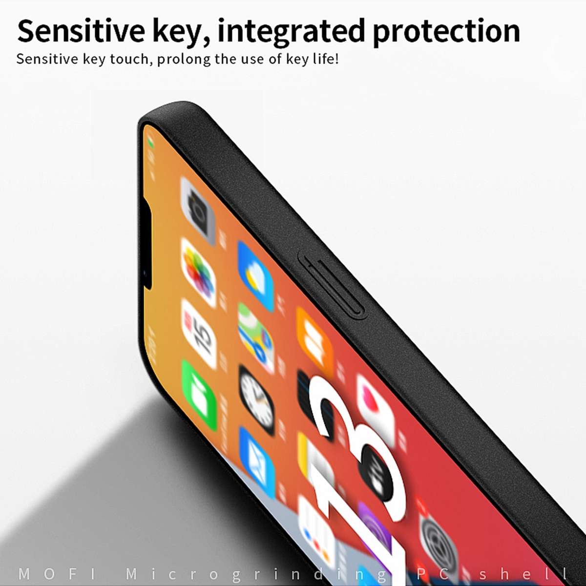 For iPhone 15 Plus MOFI Fandun Series Frosted PC Ultra-thin All-inclusive Phone Case(Green)