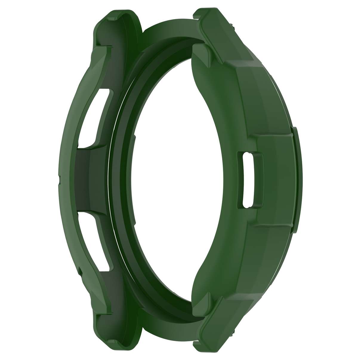 For Samsung Galaxy Watch 6 Classic 47mm Rotating Ring + TPU Armor Watch Protective Case(Green)