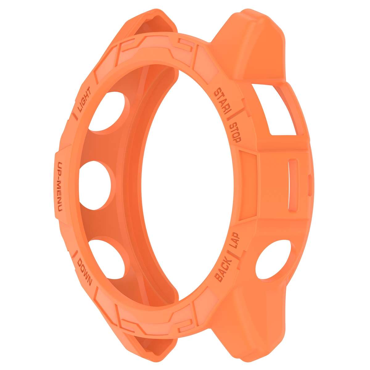 For Garmin Epix Pro / Epix Pro Gen 2 42mm / Fenix 7S / 7S Pro Armored TPU Half Wrappe ... (Orange)