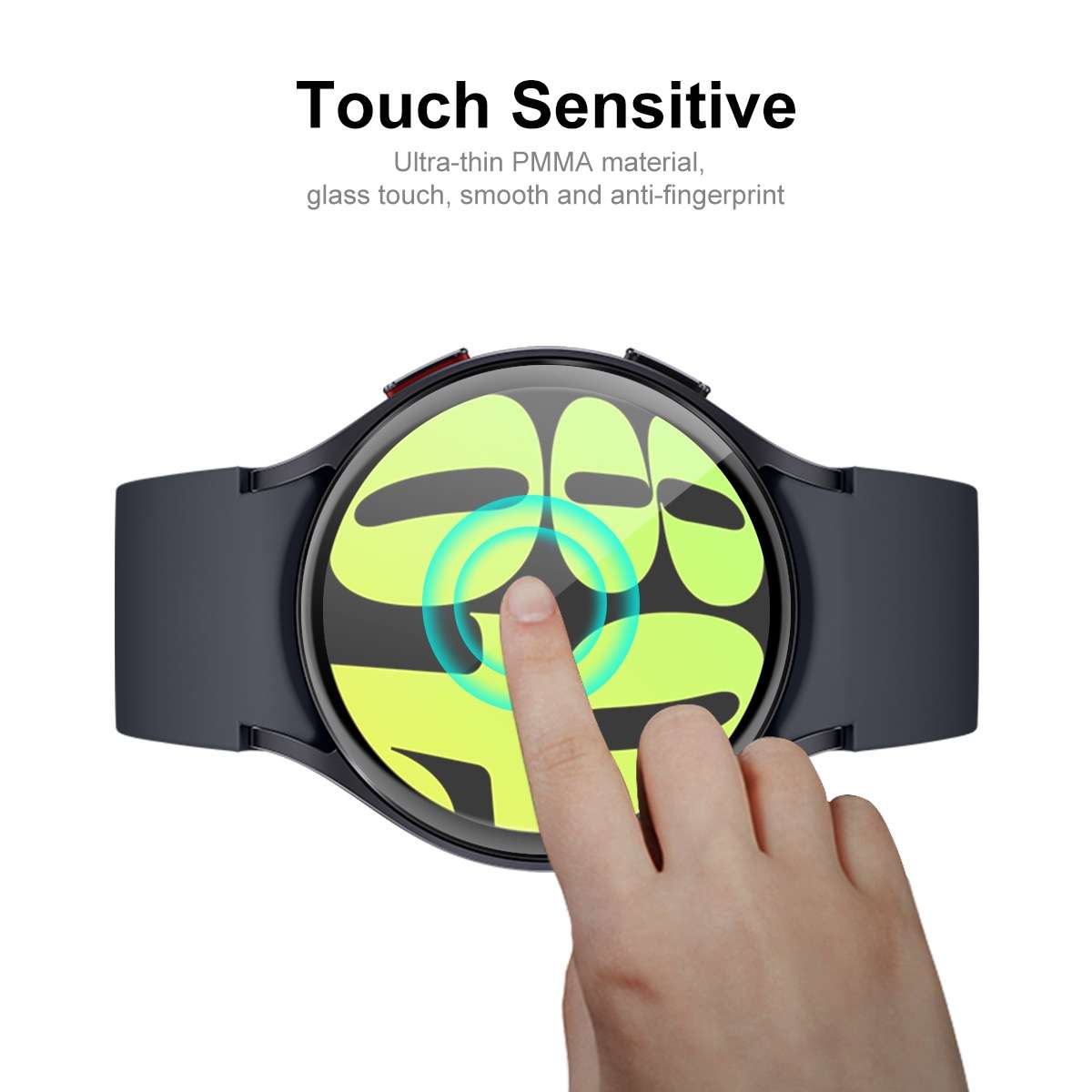 For Samsung Galaxy Watch6 / Watch7 44mm 2pcs ENKAY 3D Full Coverage Soft PC Edge PMMA HD Screen Fi