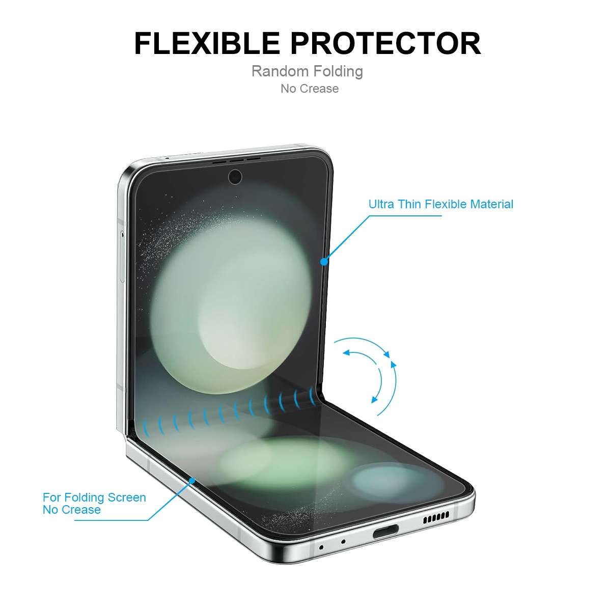 For Samsung Galaxy Z Flip5 ENKAY Hat-Prince Full Glue Coverage Soft Explosion-proof Hydrogel Film
