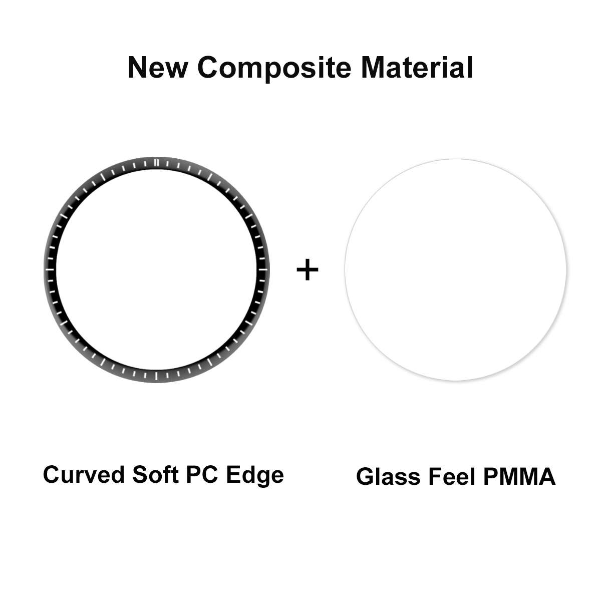 For Huawei Watch GT 4 46mm 10pcs ENKAY 3D Full Coverage Soft PC Edge PMMA HD Screen Film