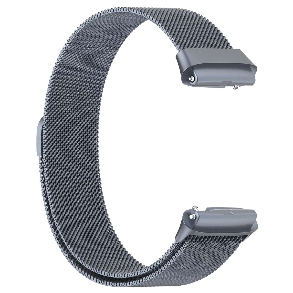 For Redmi Watch 3 Active Milan Magnetic Steel Mesh Watch Band(Gray)