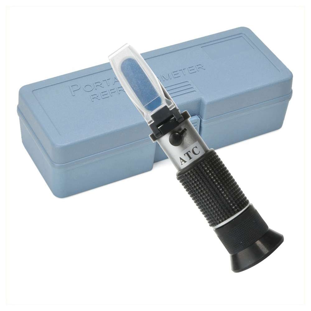 RZ121 Alcohol Refractometer Grape Wine Sugar Content 0~25% Alcohol Concentration 0~40% Brix Tester