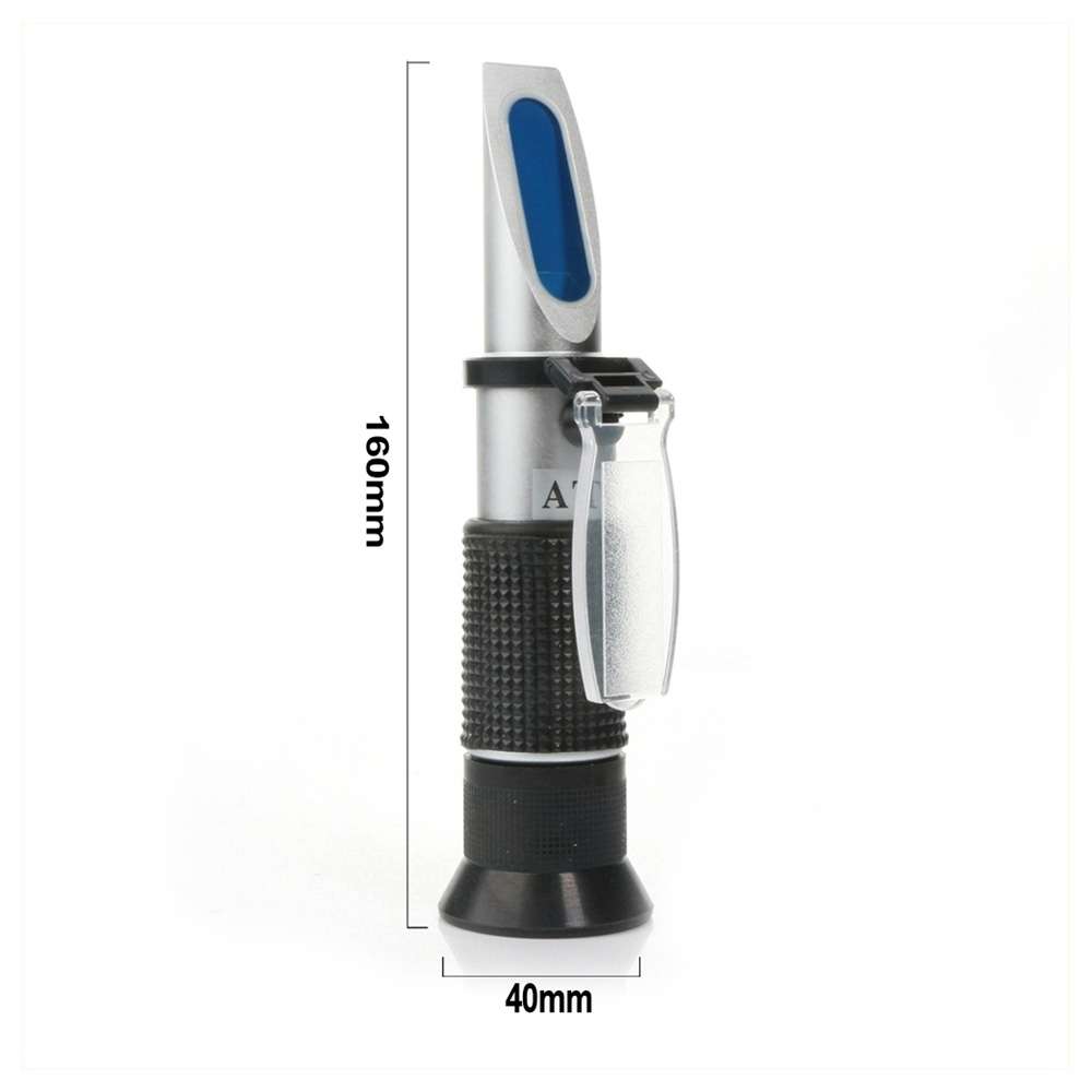 RZ121 Alcohol Refractometer Grape Wine Sugar Content 0~25% Alcohol Concentration 0~40% Brix Tester