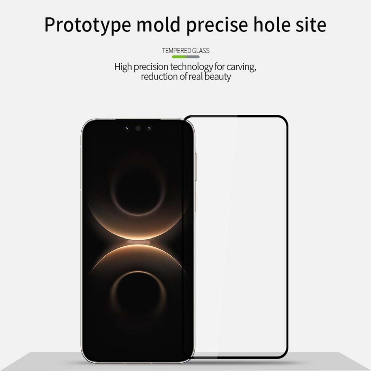 For Huawei Mate 80 / 80 Pro MOFI 9H 2.5D Full Screen Tempered Glass Film(Black)