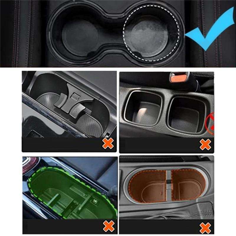 D03 For Drink Bottle Snack Car Cup Holder Expander Adjustable Dual Round Car Cup Holder