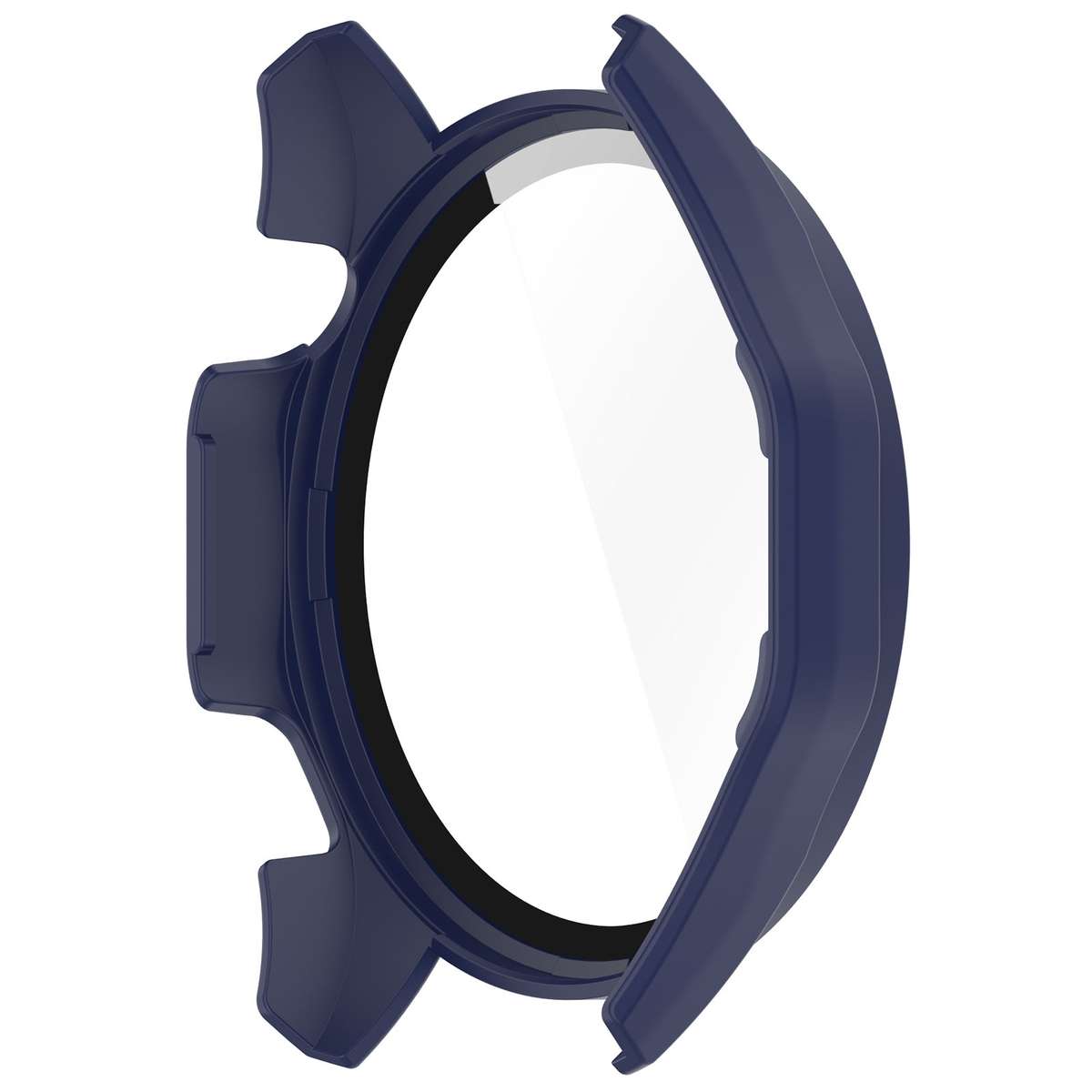 For Huawei Watch GT 4 46mm PC + Tempered Glass Integrated Watch Protective Cas ... (Midnight Blue)