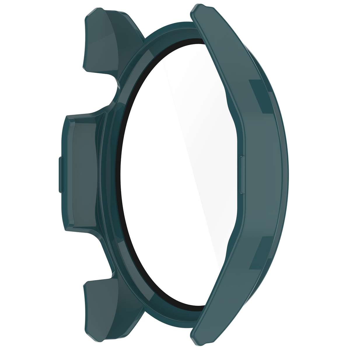 For Huawei Watch GT4 46mm PC+Tempered Glass Integrated Smart Watch Case(Green)