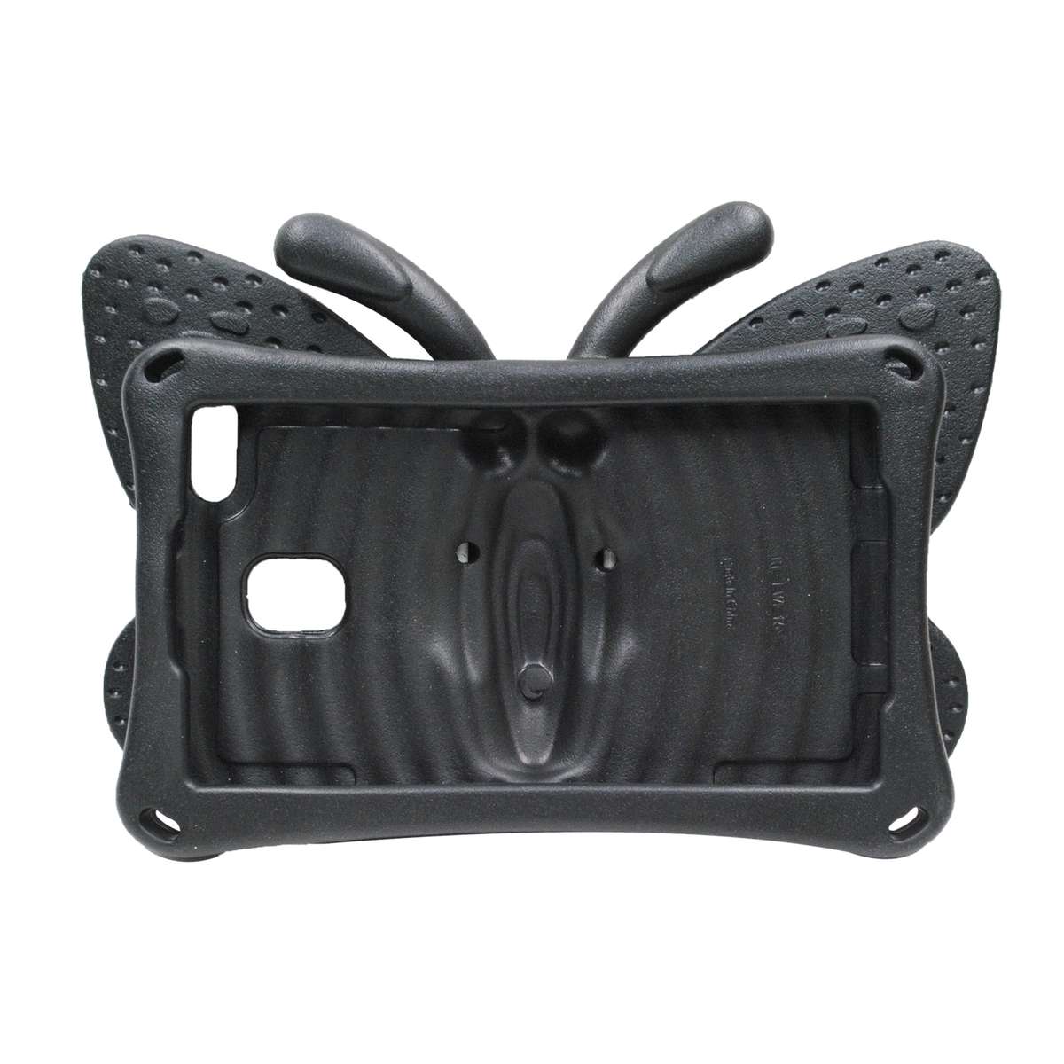For Samsung Galaxy Tab A11 / A9 Butterfly Bracket Kids EVA Shockproof Tablet Case(Black)