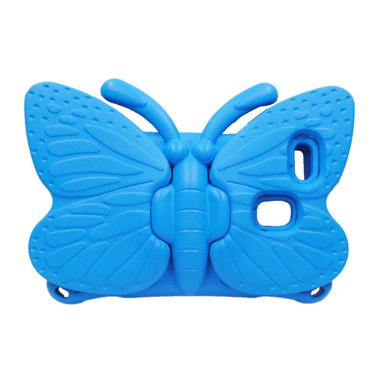 For Samsung Galaxy Tab A11 / A9 Butterfly Bracket Kids EVA Shockproof Tablet Case(Blue)