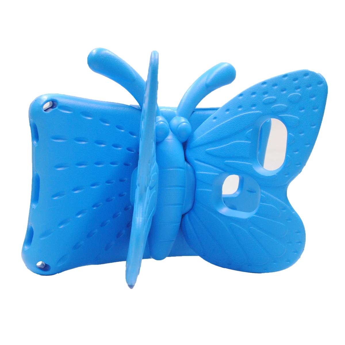 For Samsung Galaxy Tab A11 / A9 Butterfly Bracket Kids EVA Shockproof Tablet Case(Blue)