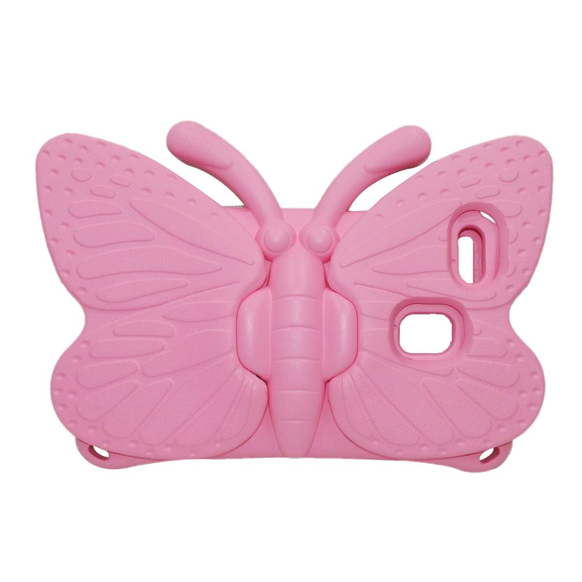 For Samsung Galaxy Tab A11 / A9 Butterfly Bracket Kids EVA Shockproof Tablet Case(Pink)