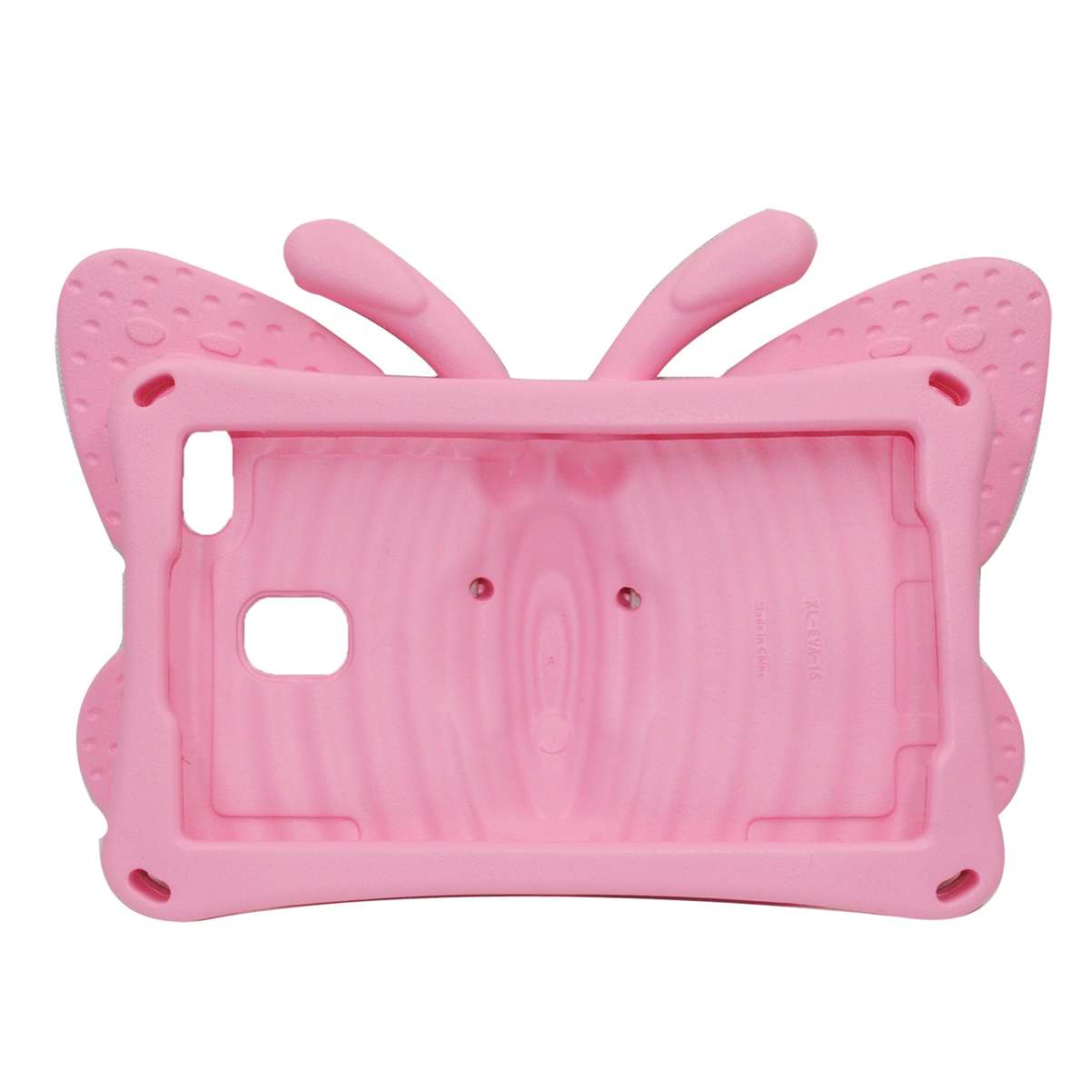 For Samsung Galaxy Tab A11 / A9 Butterfly Bracket Kids EVA Shockproof Tablet Case(Pink)