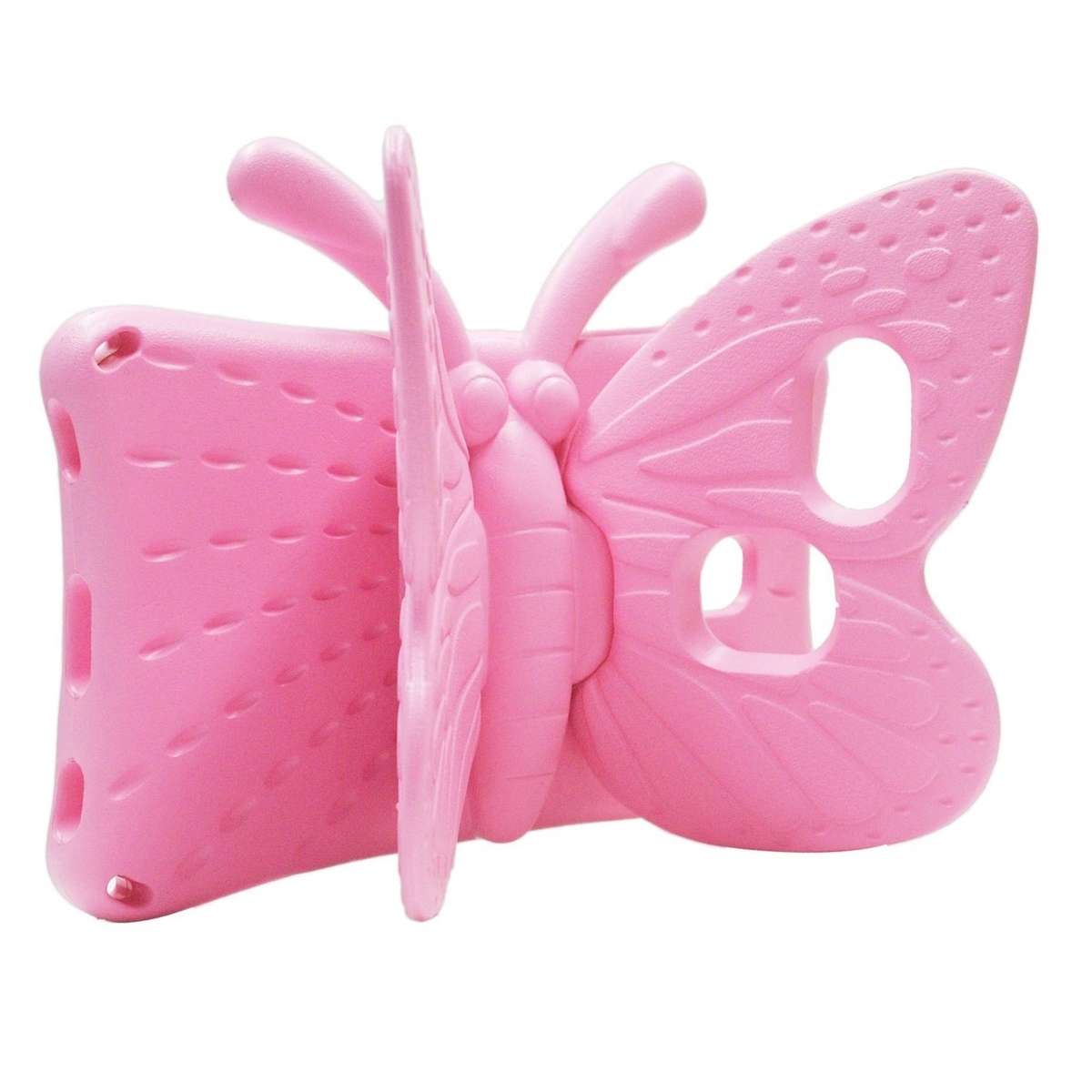 For Samsung Galaxy Tab A11 / A9 Butterfly Bracket Kids EVA Shockproof Tablet Case(Pink)
