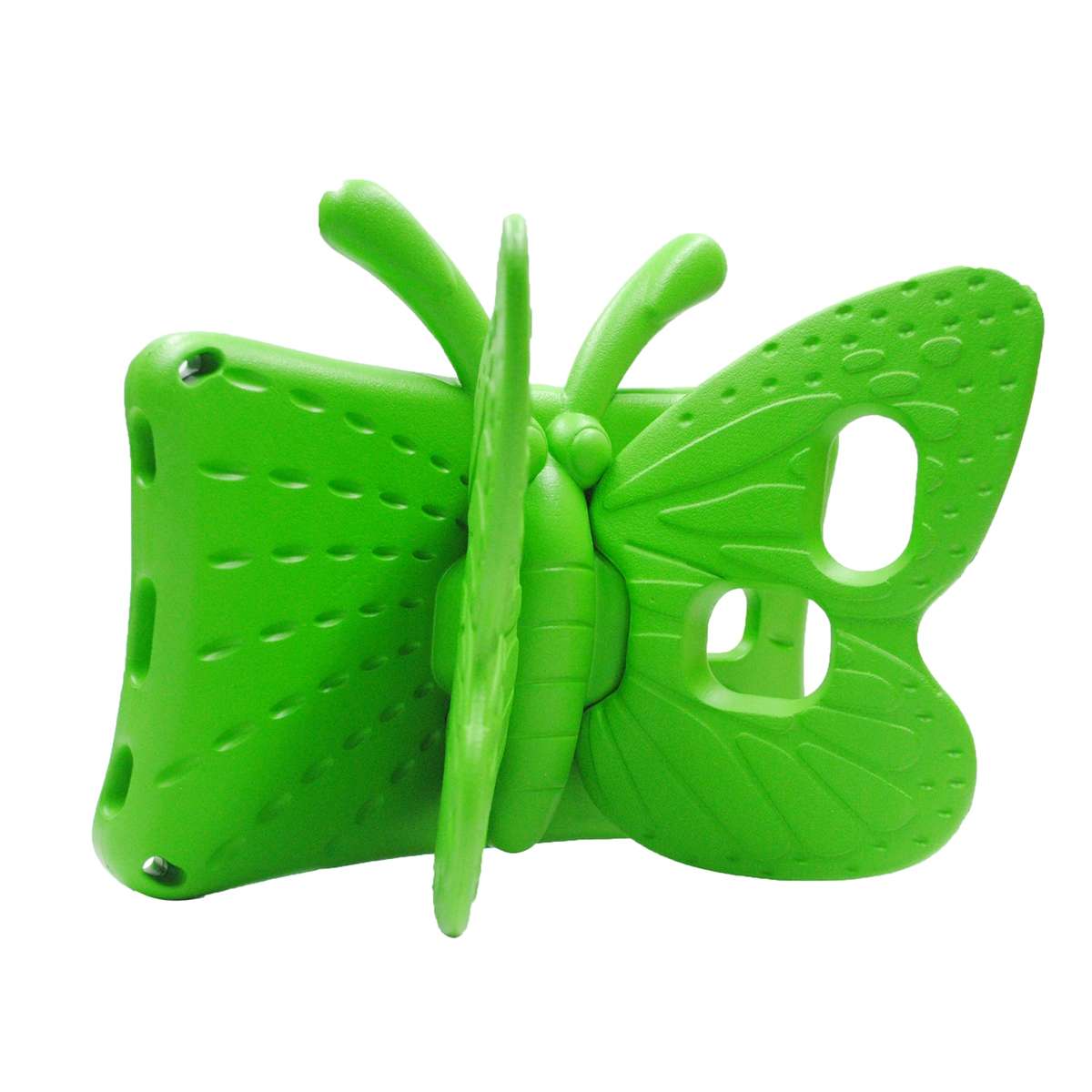 For Samsung Galaxy Tab A11 / A9 Butterfly Bracket Kids EVA Shockproof Tablet Case(Green)