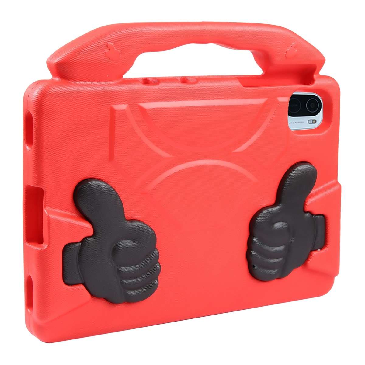 For Samsung Galaxy Tab A9+ 10.95 2023 Thumb Bracket EVA Shockproof Tablet Case(Blue)