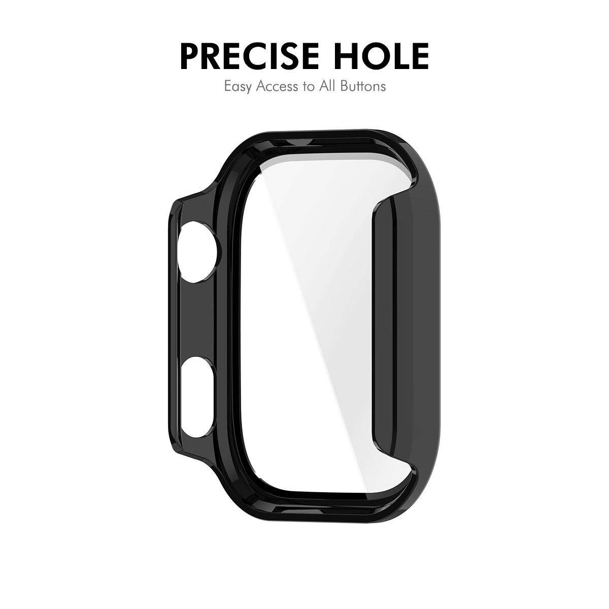 For Redmi Watch 6 ENKAY Hat-Prince Full Coverage Tempered Glass Film Integrated PC Wat ... (Black)