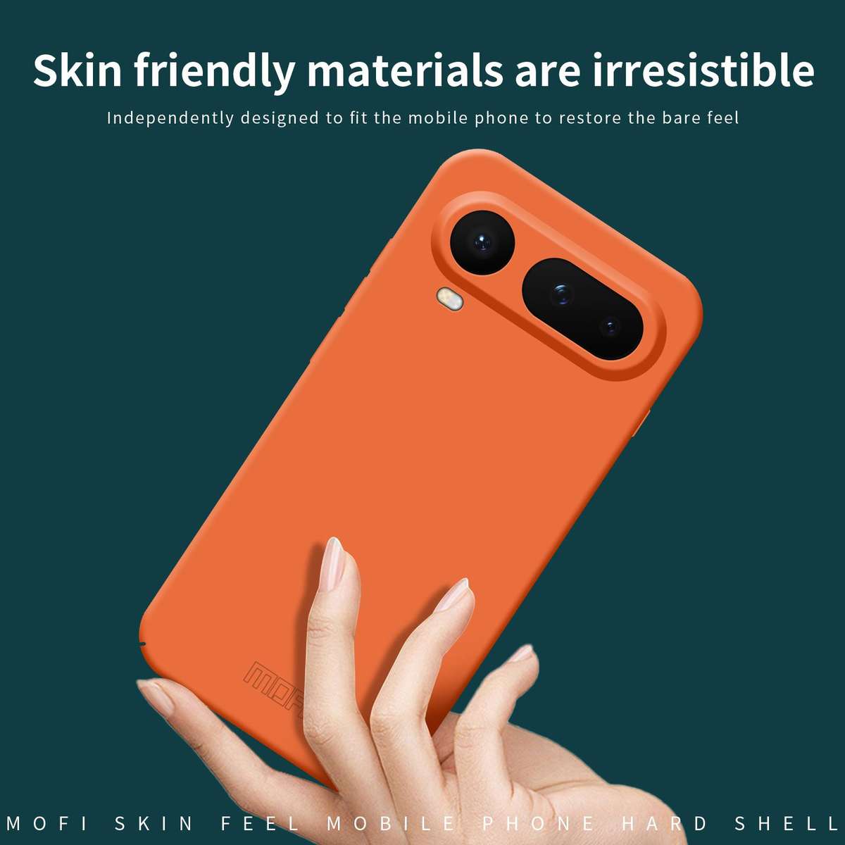 For Honor Magic8 Pro Air MOFI Qin Series Skin Feel All-inclusive PC Phone Case(Pink)