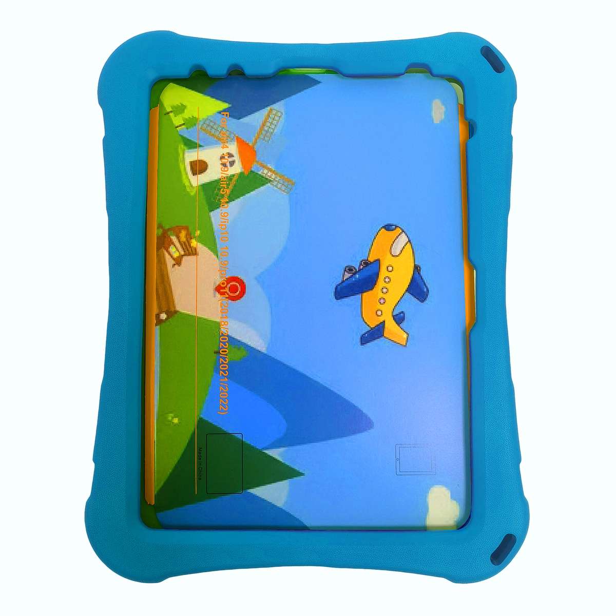 For iPad Pro 11 2020 / 2021 / 2022 360 Rotation Aircraft Holder EVA Shockproof Tablet Case(Blue)