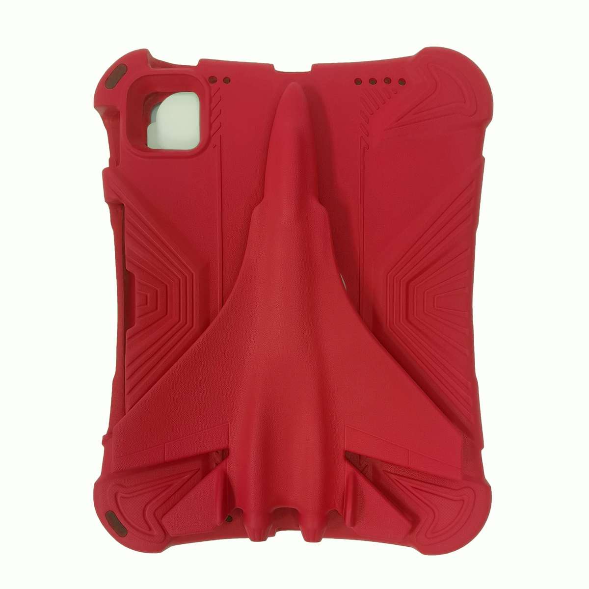 For iPad Pro 11 2020 / 2021 / 2022 360 Rotation Aircraft Holder EVA Shockproof Tablet Case(Red)