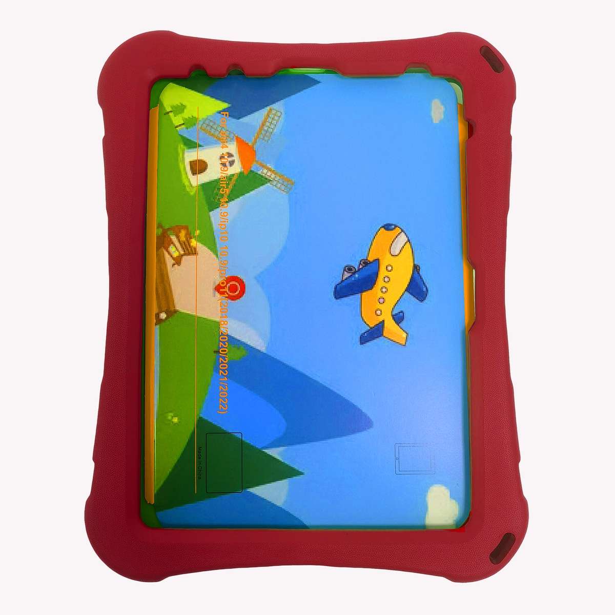 For iPad Pro 11 2020 / 2021 / 2022 360 Rotation Aircraft Holder EVA Shockproof Tablet Case(Red)