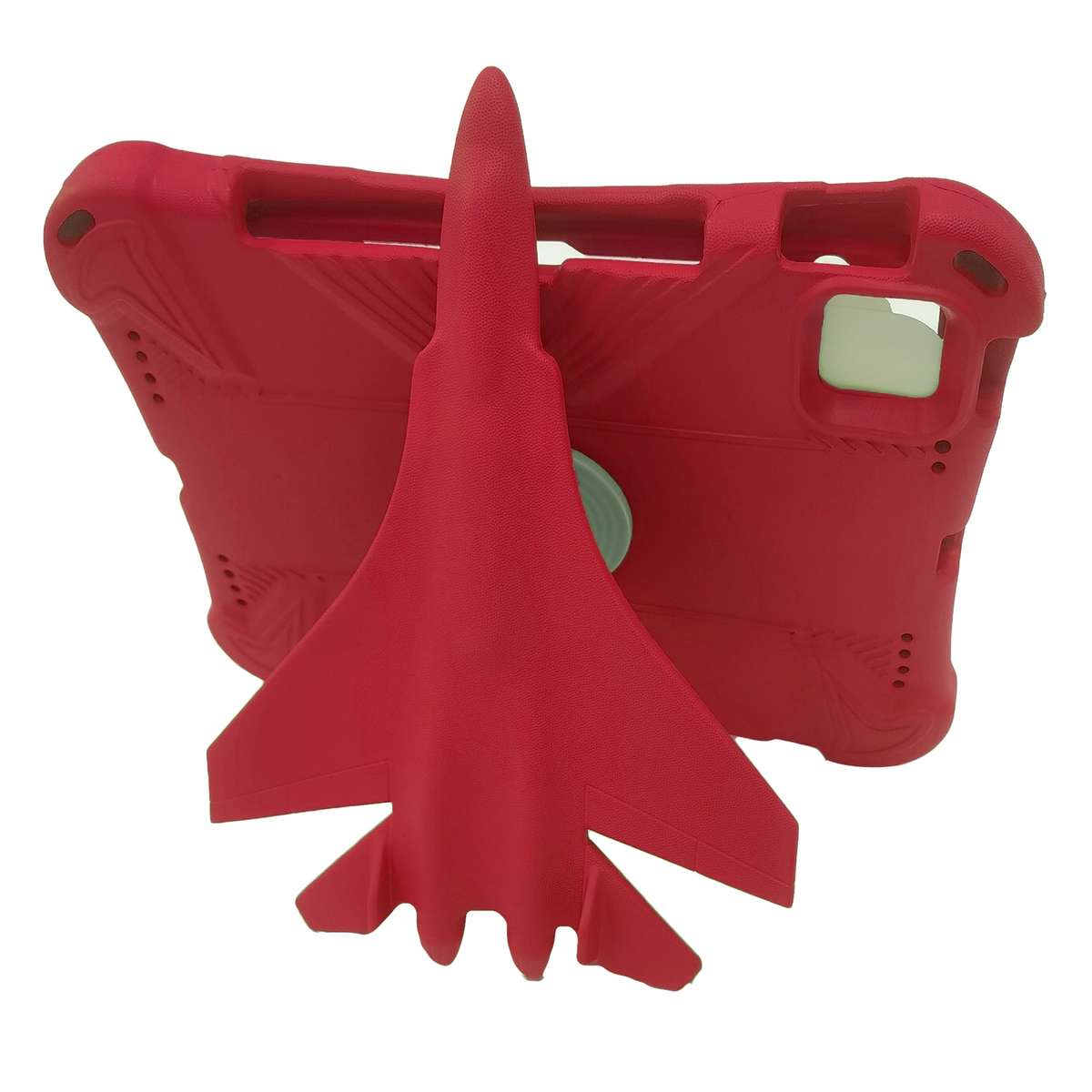 For iPad Pro 11 2020 / 2021 / 2022 360 Rotation Aircraft Holder EVA Shockproof Tablet Case(Red)