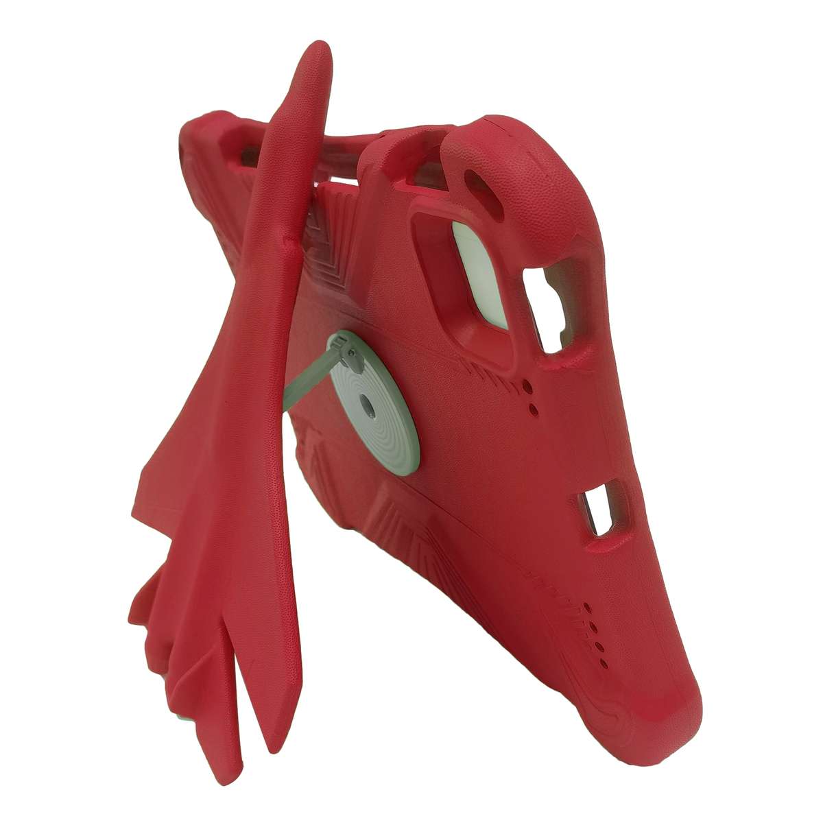 For iPad Air 2022 / 2020 10.9 360 Rotation Aircraft Holder EVA Shockproof Tablet Case(Red)