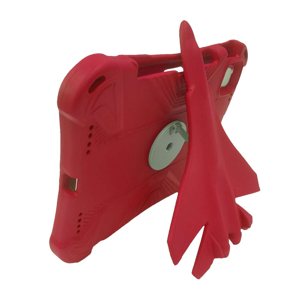 For iPad Air 2022 / 2020 10.9 360 Rotation Aircraft Holder EVA Shockproof Tablet Case(Red)