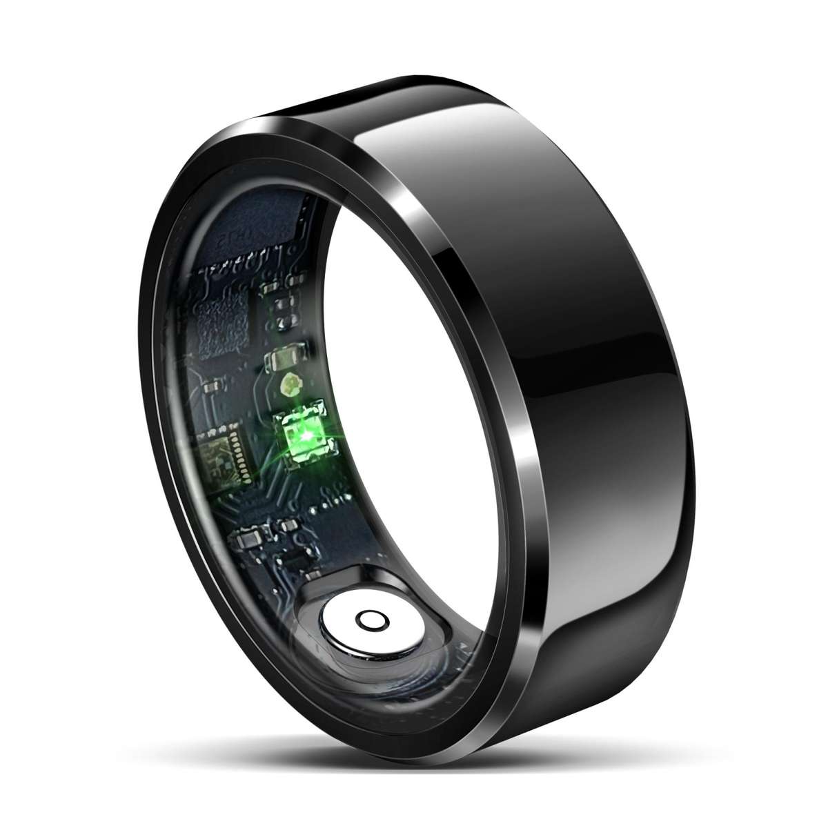 R6 SIZE 9 Smart Ring, Support Heart Rate / Blood Oxygen / Sleep Monitoring(Black)