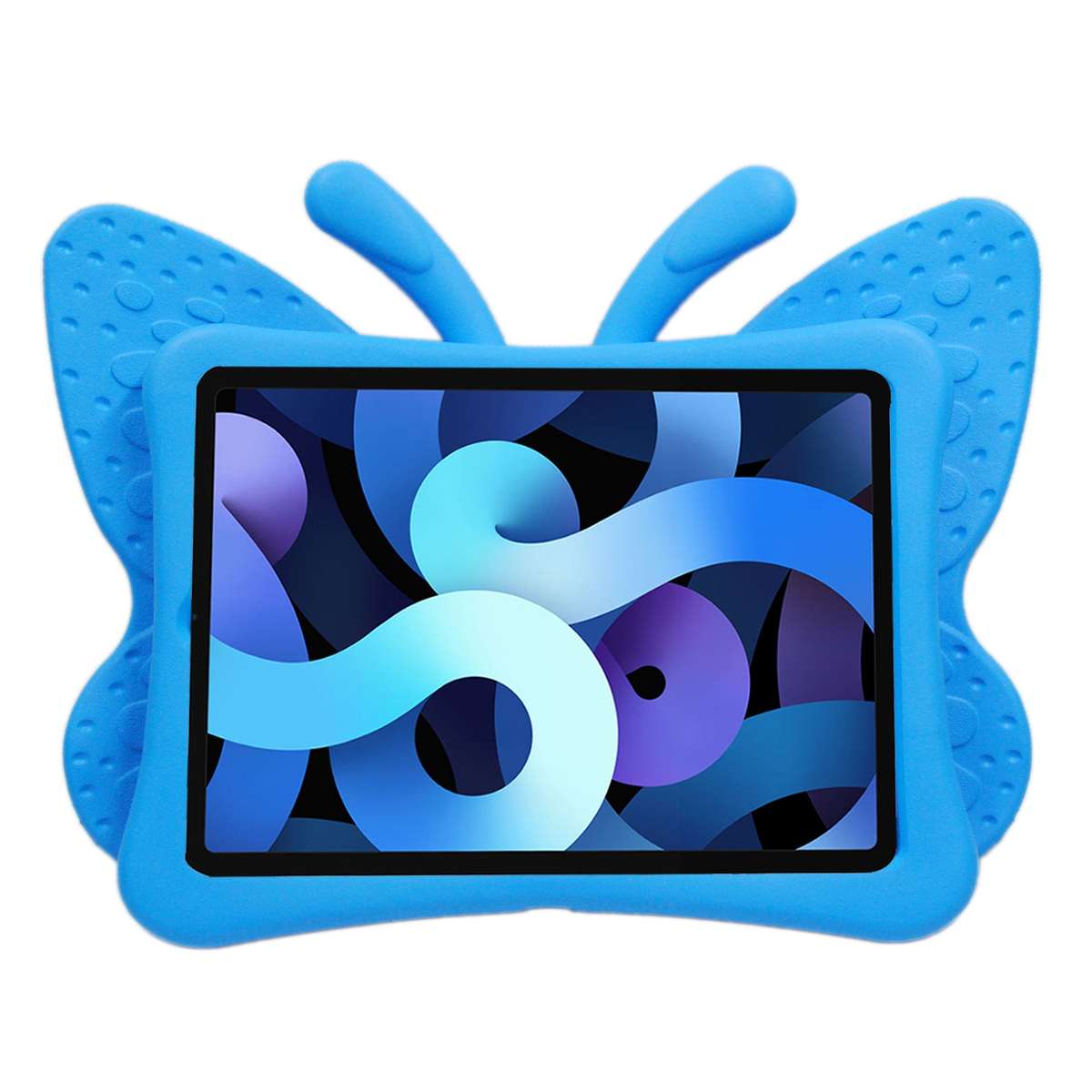 For iPad Pro 11 2025 / 2024 Butterfly Bracket Kids EVA Shockproof Tablet Case(Blue)