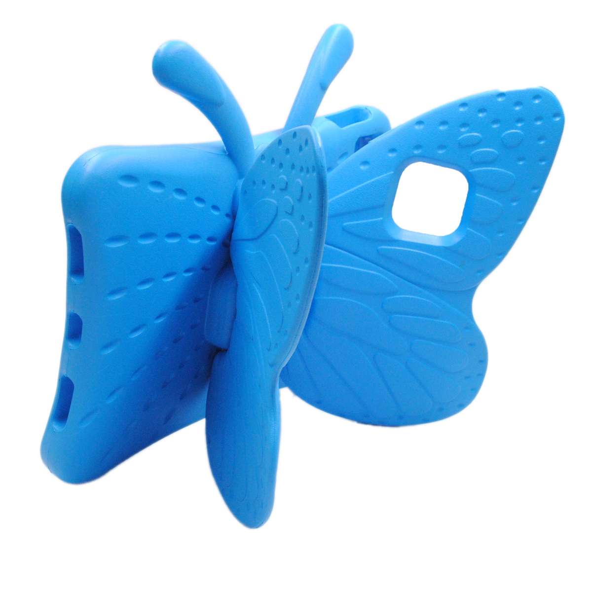 For iPad Pro 11 2025 / 2024 Butterfly Bracket Kids EVA Shockproof Tablet Case(Blue)