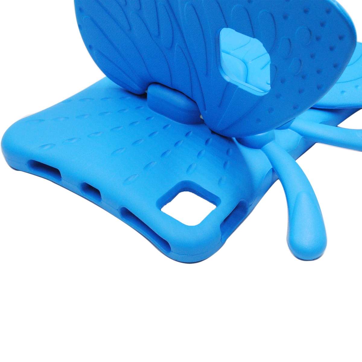 For iPad Pro 11 2025 / 2024 Butterfly Bracket Kids EVA Shockproof Tablet Case(Blue)