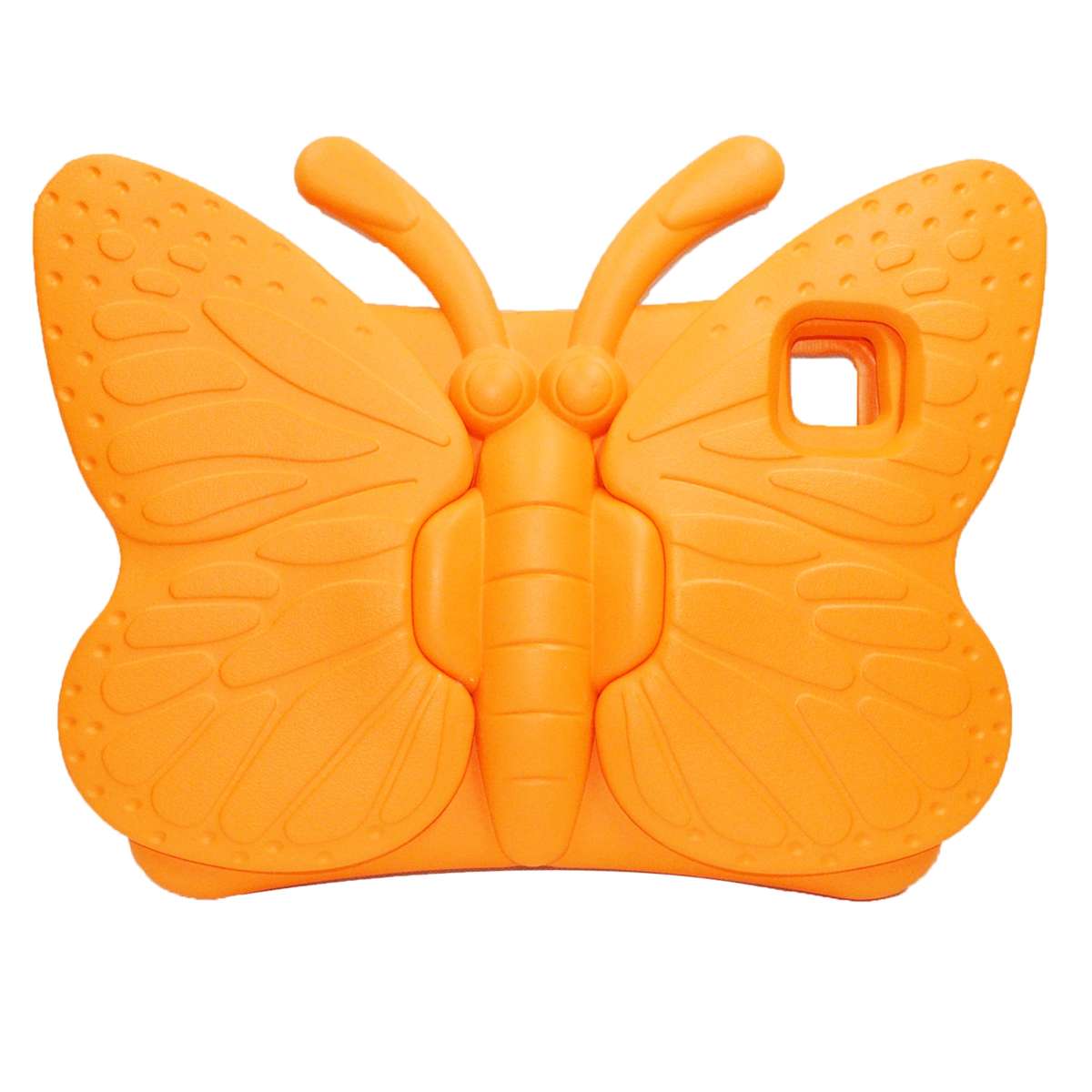 For iPad Pro 11 2025 / 2024 Butterfly Bracket Kids EVA Shockproof Tablet Case(Orange)
