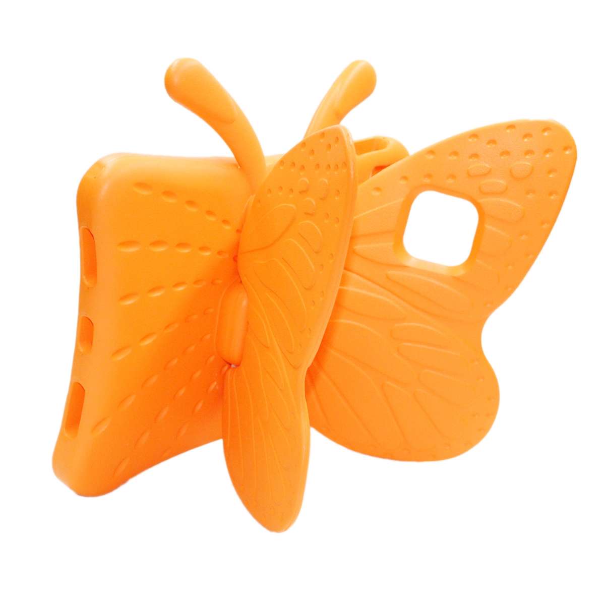 For iPad Pro 11 2025 / 2024 Butterfly Bracket Kids EVA Shockproof Tablet Case(Orange)