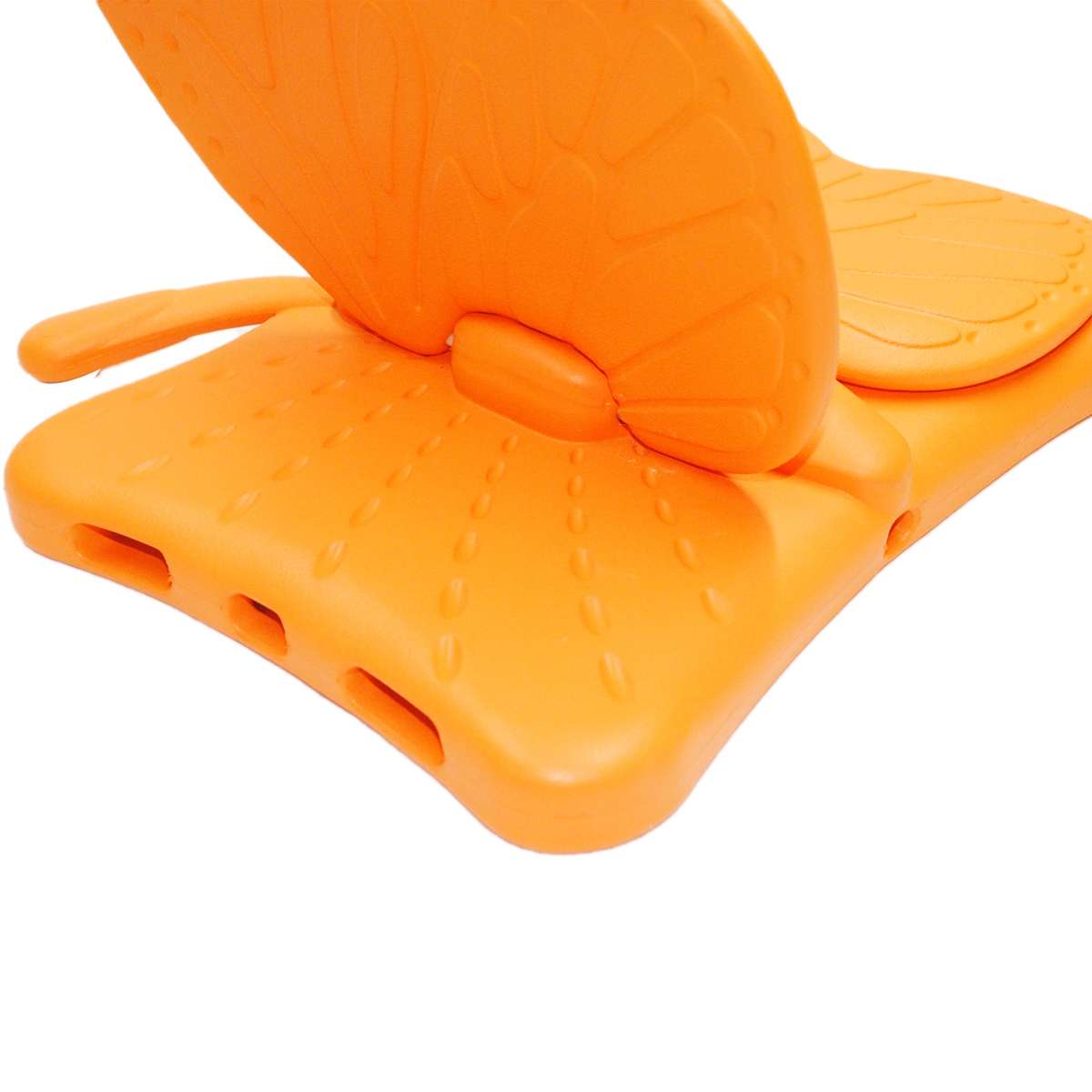 For iPad Pro 11 2025 / 2024 Butterfly Bracket Kids EVA Shockproof Tablet Case(Orange)